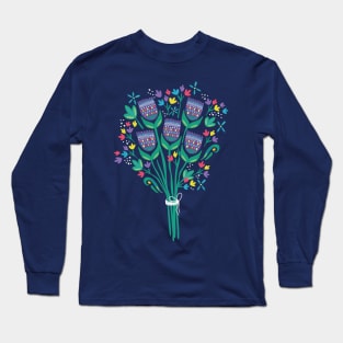 Pysanky in Bloom Bouquet Long Sleeve T-Shirt